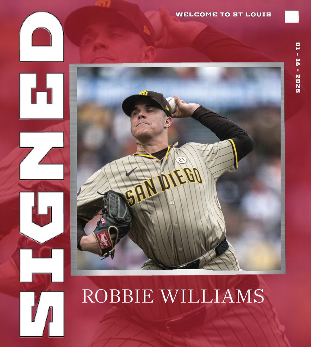 CardjnaIs's tweet image. We have signed LHP Robbie Williams to a one-year contract with a club option for the 2026 season.

#STLCards
