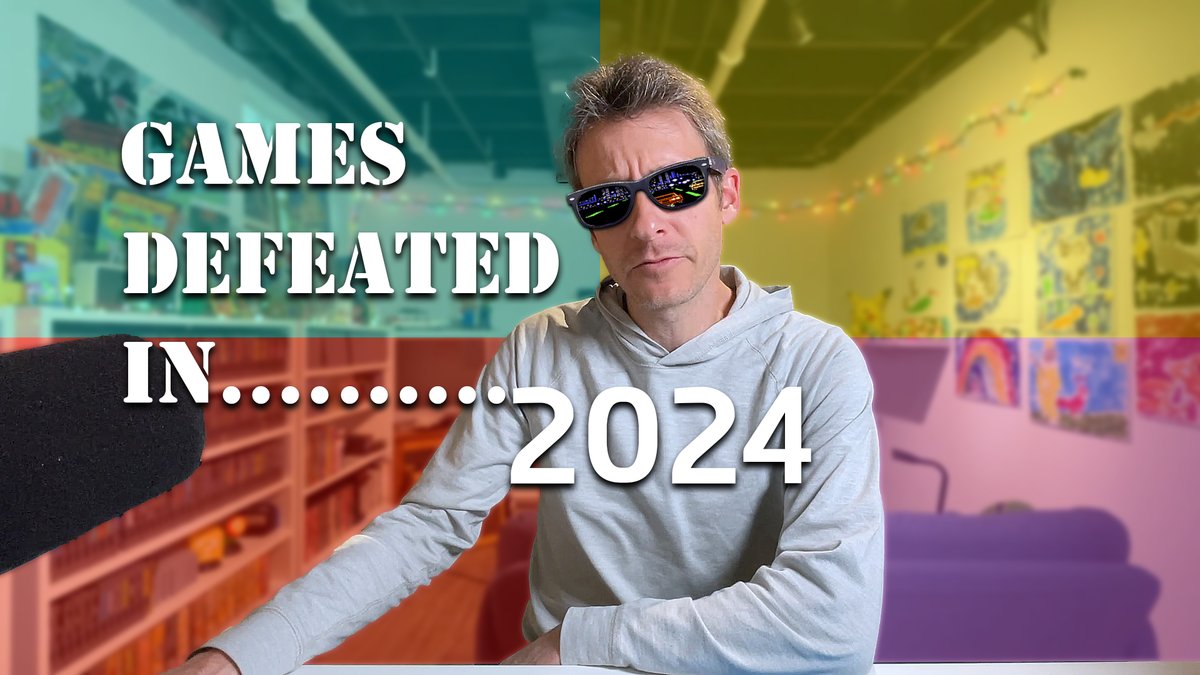 DadRacer84's tweet photo. What games did you beat in 2024?
#RETROGAMING #videogames 

Watch: https://t.co/dTTYNwe5UJ https://t.co/IhqgWhME7N