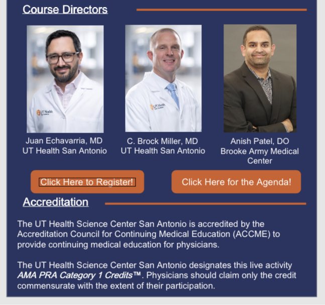 UT Health Gastroenterology (@uthealthgastro) on Twitter photo Register now for the 1st Annual South Texas Updates in General GI!
Click the link below to register -
cmetracker.net/UTHSCSA/Publis…
<a href="/juancho801128/">Juan Echavarria</a> <a href="/ChahalPrabhleen/">Prabhleen Chahal MD,MASGE,FACG</a> <a href="/SarahMarucciMD/">Sarah Marucci</a> <a href="/CarlKayMD/">Carl Kay, MD</a> <a href="/PrasadIyerMD/">Prasad G. Iyer, MD</a> <a href="/DouglasAdlerMD/">Douglas G. Adler MD, FASGE, FACG, AGAF</a> <a href="/DrHarryThomas/">Harry Thomas</a> <a href="/GauravsyalMD/">Gaurav Syal, MD MHDS</a> <a href="/SighPichamol/">Pichamol Jirapinyo, MD, MPH</a> <a href="/DavidD_MD/">David Dulaney</a> Register now for the 1st Annual South Texas Updates in General GI!
Click the link below to register -
cmetracker.net/UTHSCSA/Publis…
<a href="/juancho801128/">Juan Echavarria</a> <a href="/ChahalPrabhleen/">Prabhleen Chahal MD,MASGE,FACG</a> <a href="/SarahMarucciMD/">Sarah Marucci</a> <a href="/CarlKayMD/">Carl Kay, MD</a> <a href="/PrasadIyerMD/">Prasad G. Iyer, MD</a> <a href="/DouglasAdlerMD/">Douglas G. Adler MD, FASGE, FACG, AGAF</a> <a href="/DrHarryThomas/">Harry Thomas</a> <a href="/GauravsyalMD/">Gaurav Syal, MD MHDS</a> <a href="/SighPichamol/">Pichamol Jirapinyo, MD, MPH</a> <a href="/DavidD_MD/">David Dulaney</a>