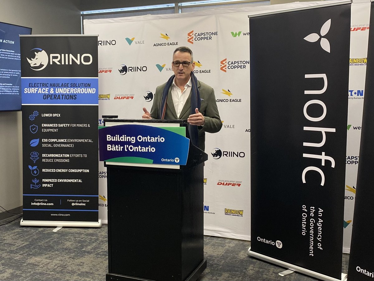 GregRickford's tweet photo. Greater Sudbury shines as a hub of innovation and opportunity in the North.

With $2.8M in @NOHFC funding, we’re supporting 5 projects to advance clean mining, expand healthcare access, and improve community recreational offerings. https://t.co/9dMNY7MWSw
