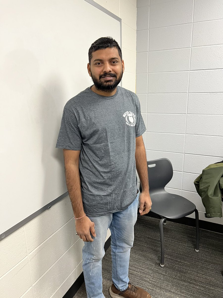 Mr. Kiran Senva was a watch dog at CMS today and helped supervise the hallways! 👏🏼 🐾 #iBelonginEvergreen #BeEvergreen