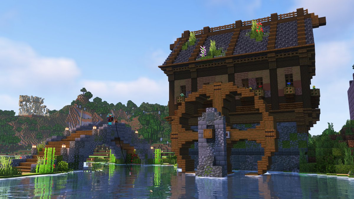 Big Build Update on The Realm!!!

The New Watermill and Bridge have been built!!!