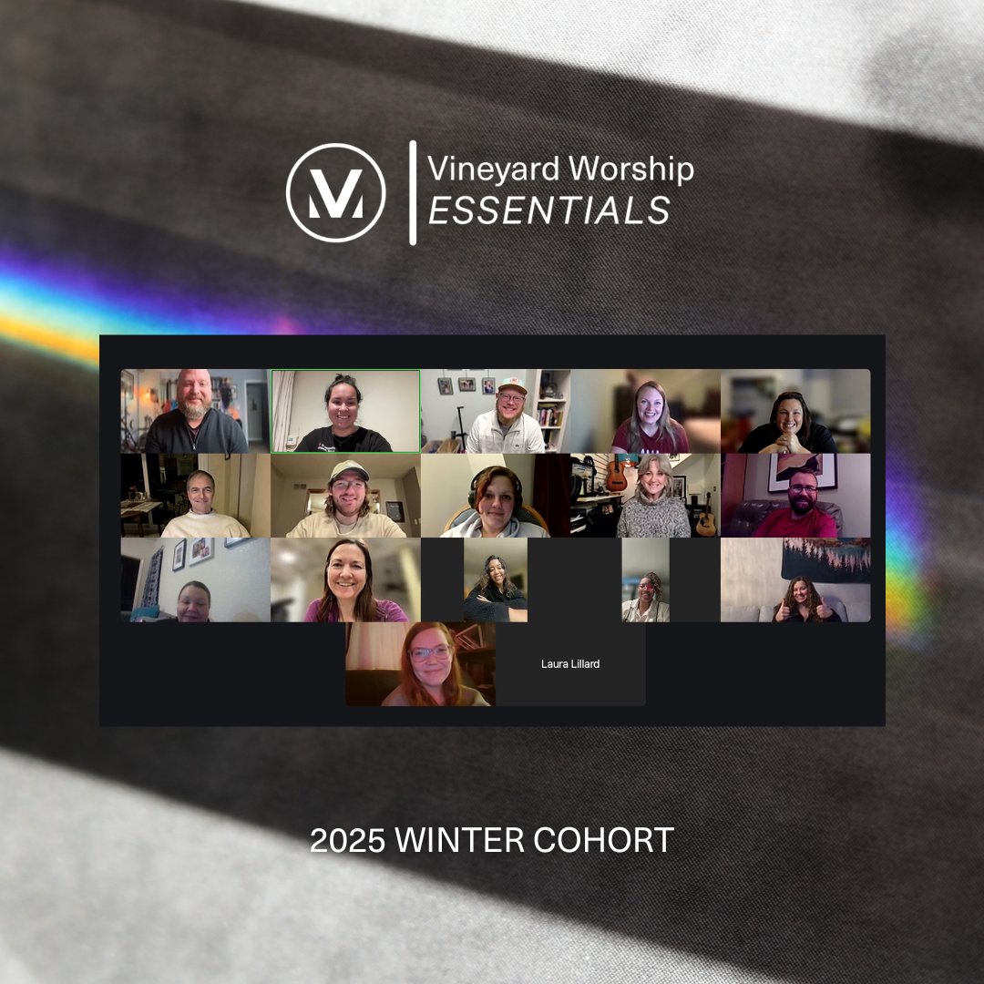 Our #VineyardWorshipEssentials Winter cohort kicked off last night! 🙌 We’re thrilled to welcome this group of worship leaders who have committed to ongoing education and community. This 2025 Winter cohort marks our 9th round, with around 230 students participating so far.
