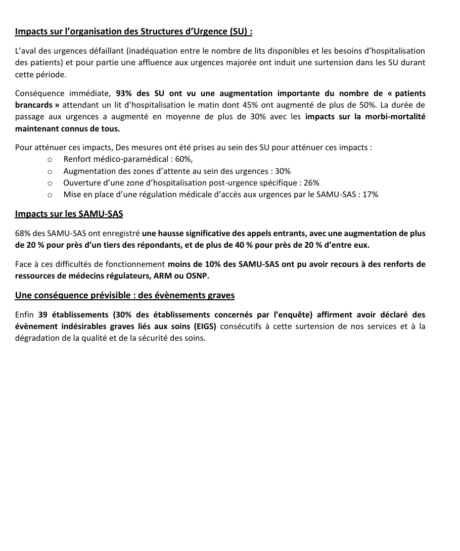 Absence d'anticipation et de pilotage des pouvoirs publics = danger + conséquences néfastes sur la qualité et la sécurité des soins pour les patients + épuisement des professionnels ! SUdF demande au Gouvernement de prendre des mesures 👉 urlz.fr/tN6M #Urgences #Grippe
