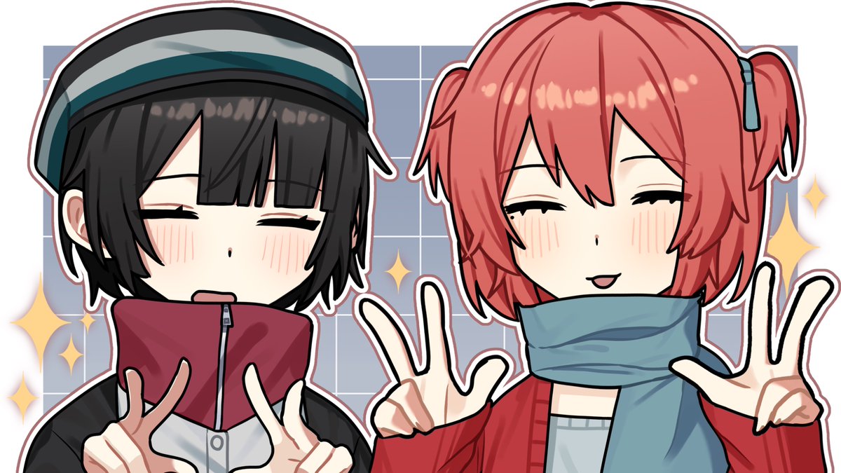 #ぽりごんあーと
 #わどるど 
 #50人イラフト 
ぺにちゃとわど