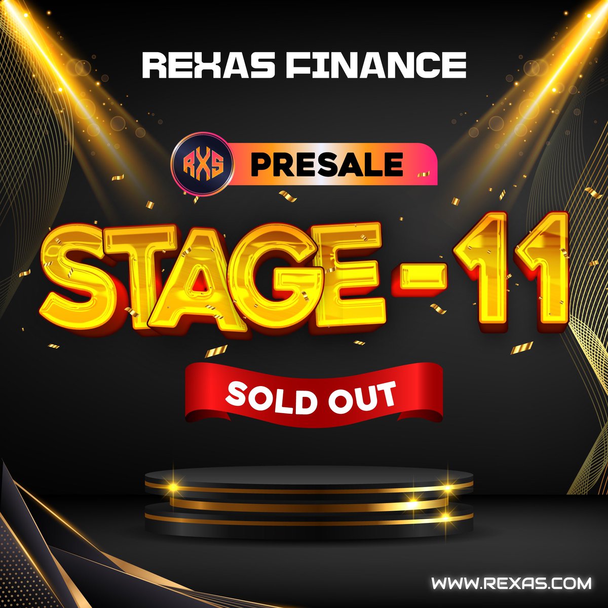 rexasfinance's tweet image. 🔥 $RXS Presale Stage 11 Sold Out 🔥

We’re excited to announce that Rexas Finance Presale Stage 11 has been sold out! ✅

Final Presale Stage 12 is now live, with the price per token increasing to $0.2 🚀

Don’t miss your chance to get in early! ⭐️

Buy Now:…