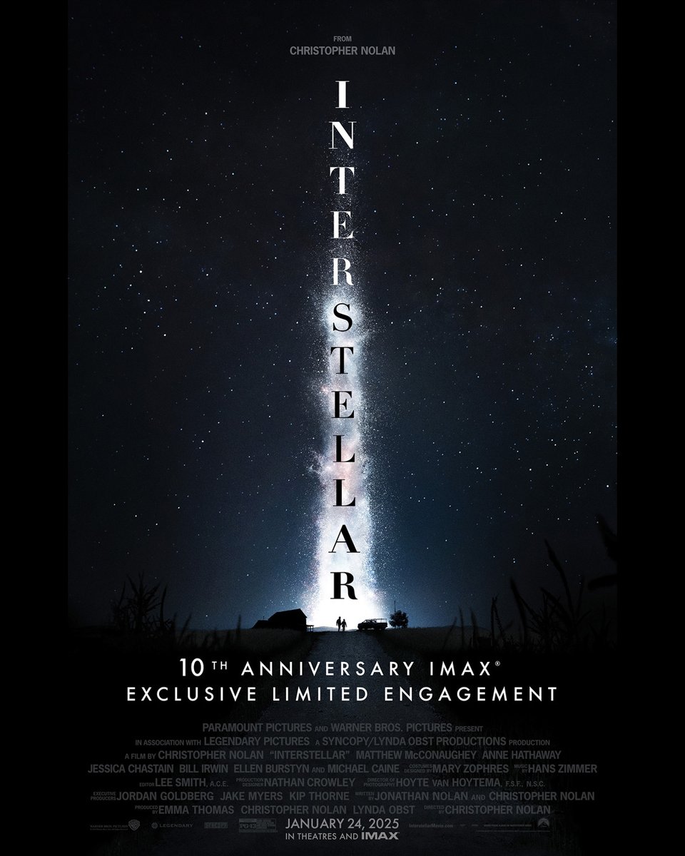 We're thrilled to share that we have finally booked the Interstellar 10th Anniversary Re-Release in IMAX at the Palms in Waukee!

It will be a one-week engagement beginning Friday, January 24. Tickets will go on sale in the next few days!