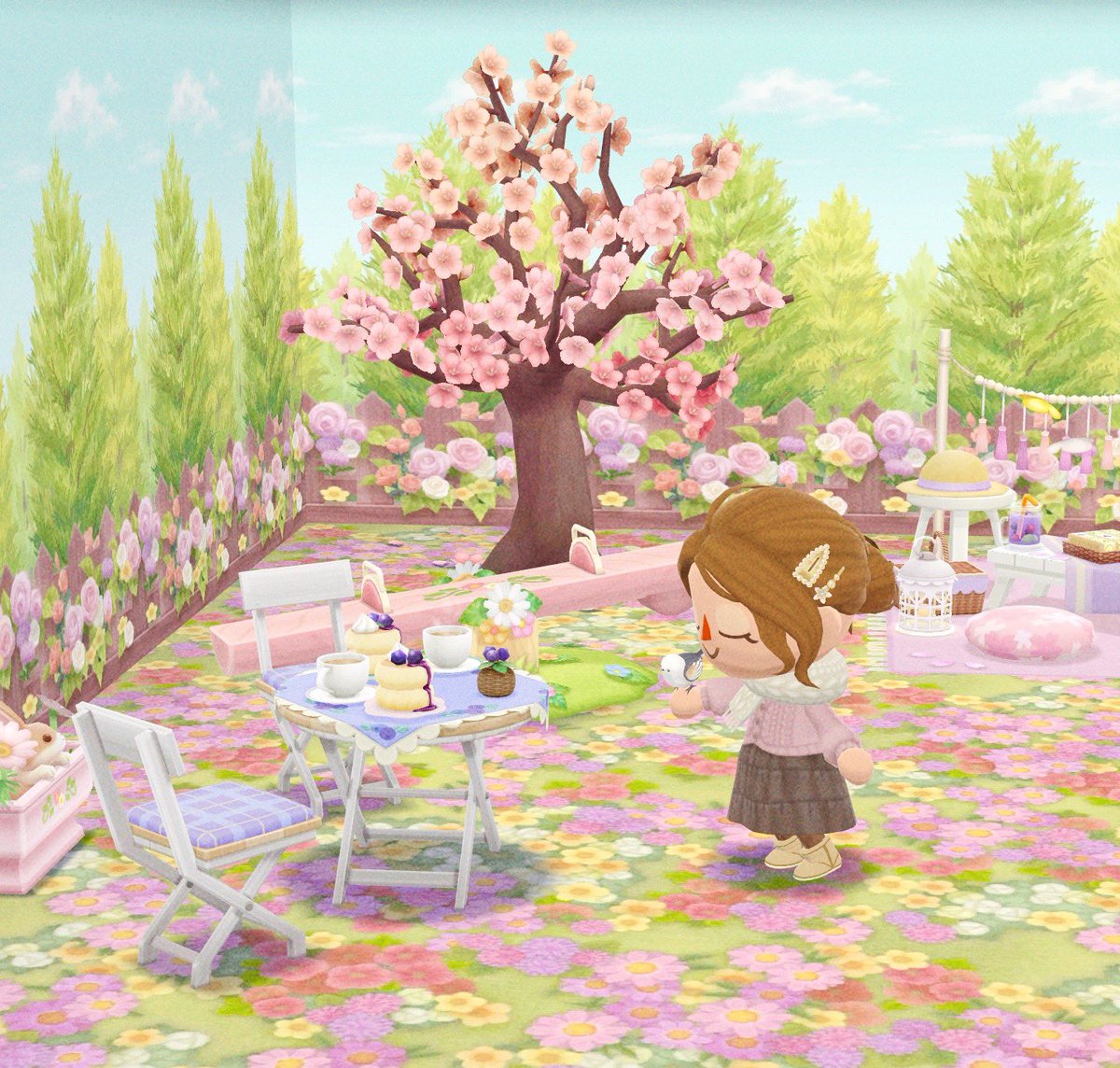 crossing_stella's tweet photo. little garden wip 🌸
#acpcc #PocketCampComplete https://t.co/MD2xwNCOYP