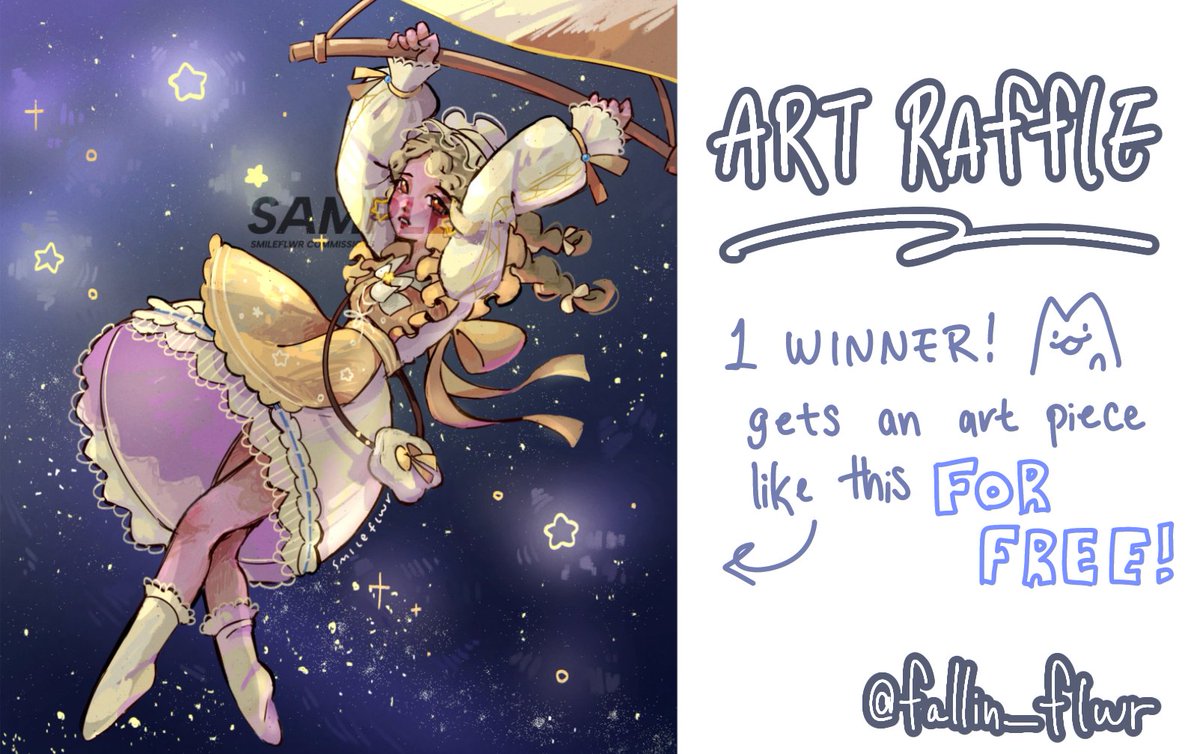 HEY GUYS!! #artraffle TIME‼️

🩷to enter: 
- like
- repost 

🩷extra entry: 
- follow
-  comment

also: 30% discounts on commissions for upcoming  lunar new years :3
#raffle #freeart #Commission