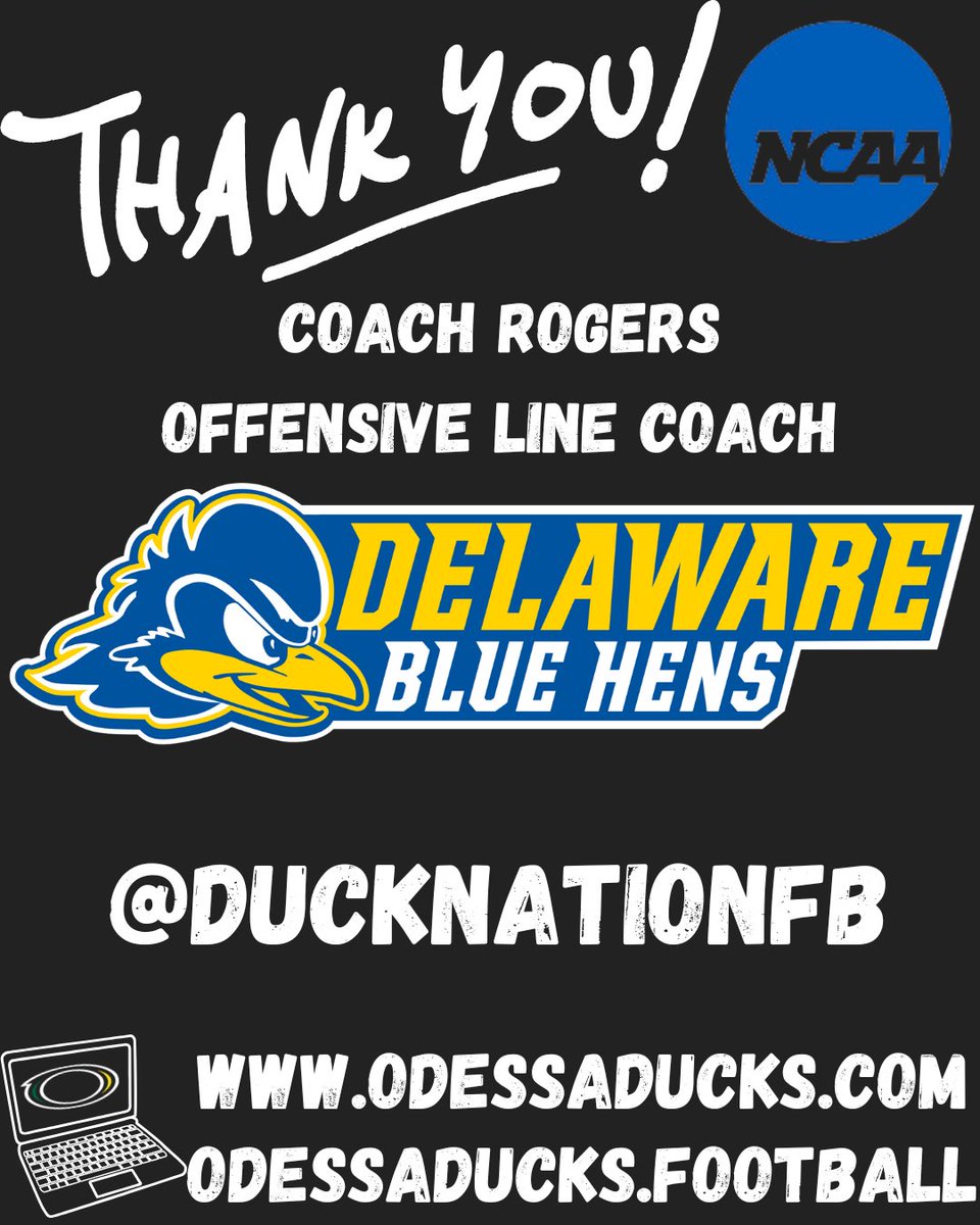 ODESSA DUCKS FOOTBALL (@ducknationfb) on Twitter photo Welcome to The Pond 🛶 <a href="/CoachRogers57/">Coach Rogers</a> <a href="/Delaware_FB/">Delaware Football</a> <a href="/appoSDathletics/">ASD Athletics</a>
LEGACIES START HERE.
WHAT’S IMPORTANT NOW‼️
🟡 #GoDucksGo | #ThePond | #WIN 🟢 Welcome to The Pond 🛶 <a href="/CoachRogers57/">Coach Rogers</a> <a href="/Delaware_FB/">Delaware Football</a> <a href="/appoSDathletics/">ASD Athletics</a>
LEGACIES START HERE.
WHAT’S IMPORTANT NOW‼️
🟡 #GoDucksGo | #ThePond | #WIN 🟢