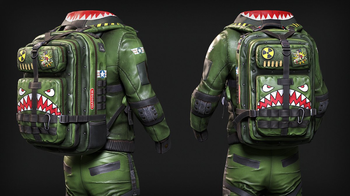 gerrmanman's tweet photo. It's that time for another Bombshell skin! Get the Bombshell Large Backpack now! https://t.co/3Le2c6AJE0 Brought to Life by @Y9j15 Pinup by @veys_el_kara https://t.co/nSmCoSlICi