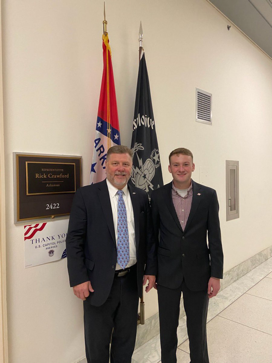 codysmithAR's tweet photo. Congrats to my Congressman @RepRickCrawford on @HouseIntel Chair! Arkansas is leading the way! #arpx #ar01 https://t.co/QcrjgOYqhV