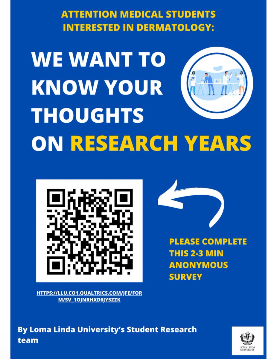 Attention medical students! 📚 

Are you considering a research year in dermatology? We want to hear your thoughts. Share your insights on the benefits, challenges, or experiences you’ve had and let’s spark a conversation about this exciting path!