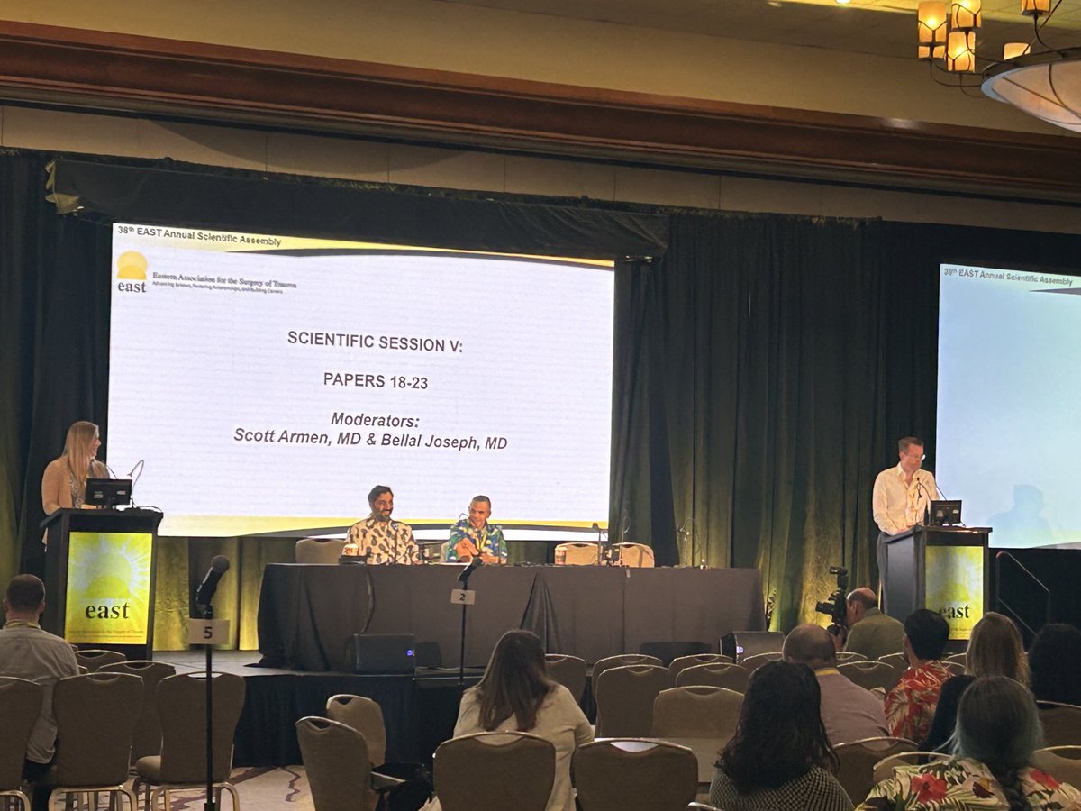 Omar (@hejaziomar99) on Twitter photo An amazing scientific session moderated by <a href="/TopKniFe_B/">Bellal Joseph</a> and <a href="/ScottArmen/">Scott Armen</a>
#EAST2025 #Tucson An amazing scientific session moderated by <a href="/TopKniFe_B/">Bellal Joseph</a> and <a href="/ScottArmen/">Scott Armen</a>
#EAST2025 #Tucson