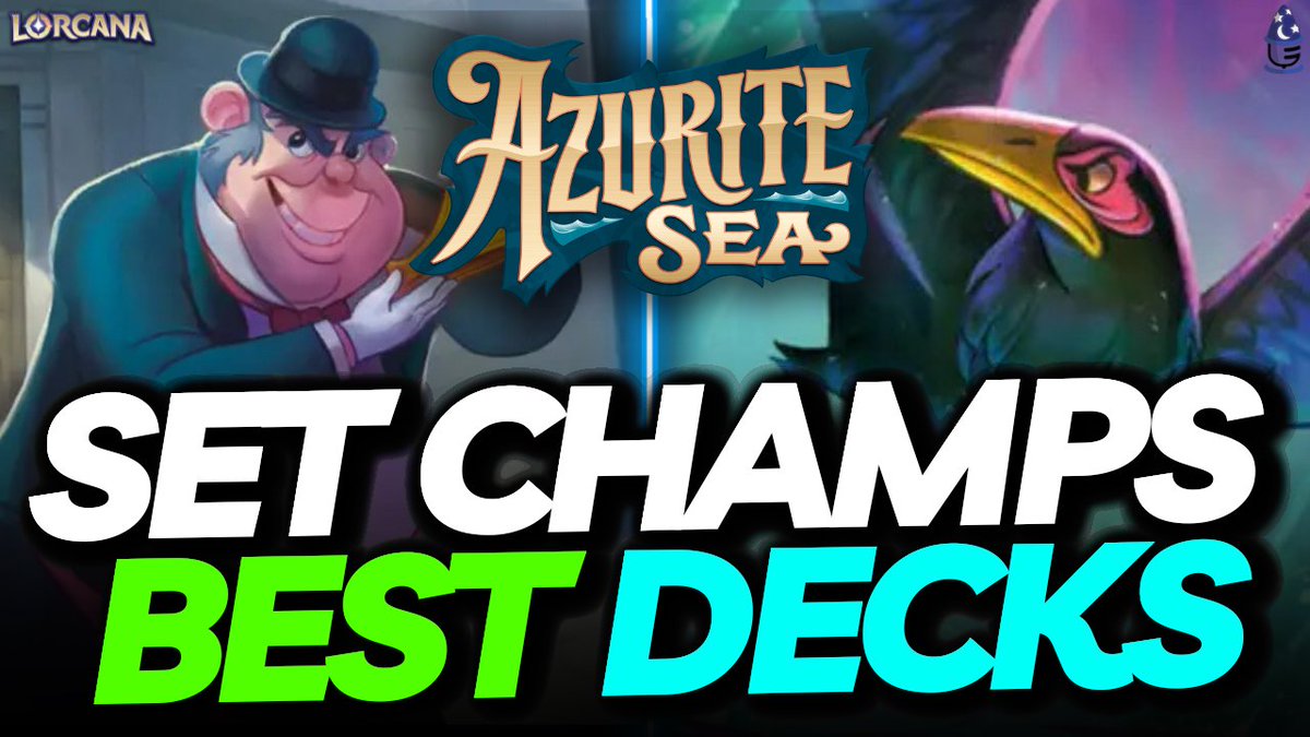 10 BEST DECKS in <a href="/DisneyLorcana/">Disney Lorcana</a> to win your Set Championship for Azurite Sea in today's video ✨ There is something for everyone here 😁 Good luck to everyone competing over the next few weeks 🤞

🔗👇