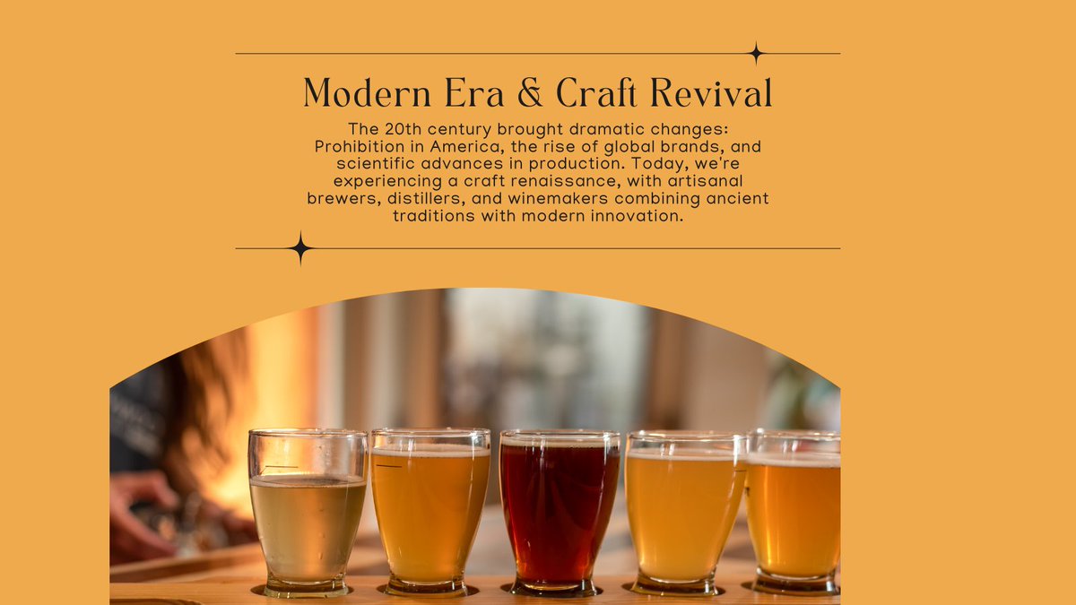 spiritedscholar's tweet photo. Time travel through 9,000 years of #boozy history! From Ancient Chinese rice wine to today's craft cocktails, we've been on one long #happyhour. Swipe 👉🏼 to see how we went from accidental fermenters to master mixologists.

#AlcoholHistory #TimeTravelingTippler #winetime https://t.co/UMmFdnaVe7