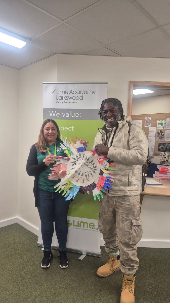 ColeJenner's tweet photo. Wonderful day at Lime Academy Larkswood School observing the pupils and the staff enjoying their International Day. Celebrating difference, uniqueness – the important aspects of human life, history and culture. Well done all. #education #limetrust #creating #celebrating #respect https://t.co/HGuNeqJ64l