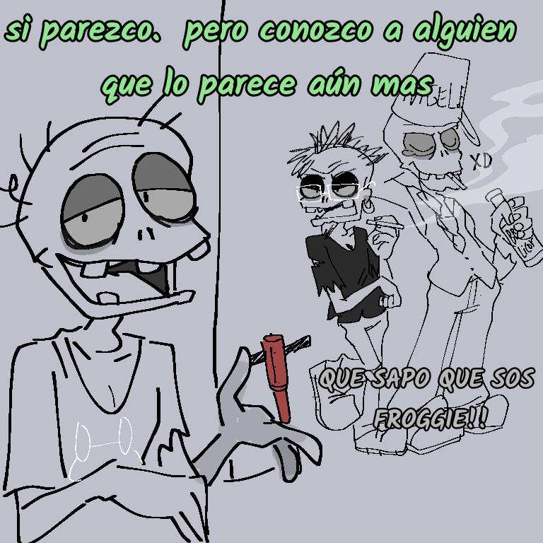 TiakathDrawns's tweet photo. si lo dice frogpants es porque es verda 

(#pvz) https://t.co/irYtlRQuAG