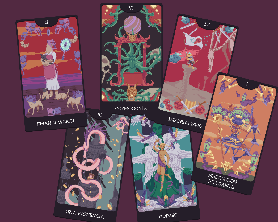ArtSoritha's tweet photo. Por ahora hice 6 cartas en el #cosmicwheel
La de meditación sigue siendo mi fav y eso que fue la primera. ¿Cuál os gusta mas a vosotros? https://t.co/YhzulEPzfY