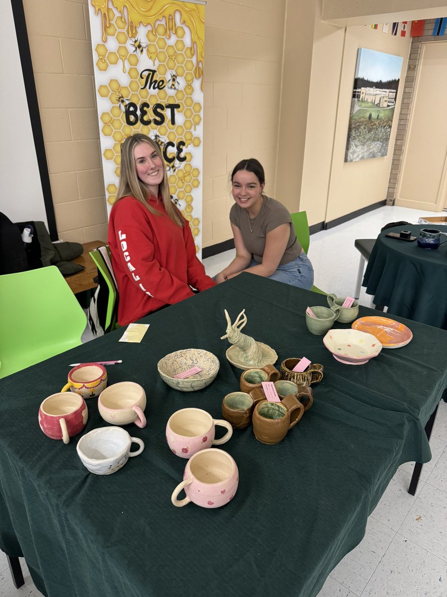 Did you miss the Ceramic sale tonight? Don’t worry, we have some pieces that we are selling tomorrow during the day!  Check out this talent! 👇🏼👏 Thank you Mr. Sleep for your dedication and leadership to this course and our community! #CreativeArts #Seabee #HighSchool