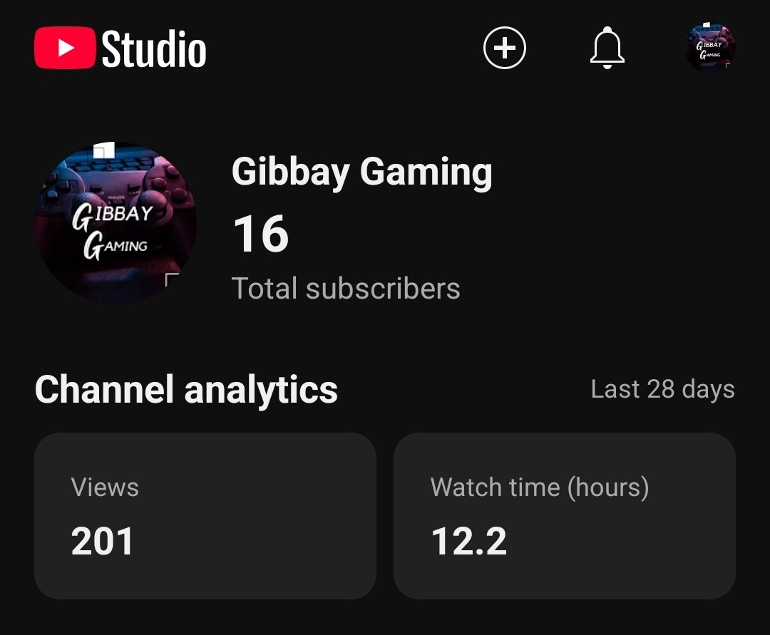 I know it doesn't seem like a lot now, but I wanted to say thank you to everyone who has been supporting me on my climb back onto YouTube and content creation! You guys rock, and I can't wait to continue to make this journey with you guys! Thank you again!