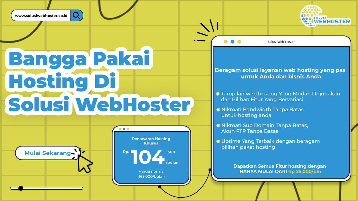 SolusiWebHoster's tweet photo. Bosan dengan website yang lambat dan sering error? Saatnya upgrade ke hosting terbaik! Dapatkan website yang cepat, stabil, dan aman dengan harga terjangkau. ayo bergabung bersama kami di https://t.co/e9j9avnguV #hosting #website #bisnisonline #cepat #aman https://t.co/p3pIb4qFKh