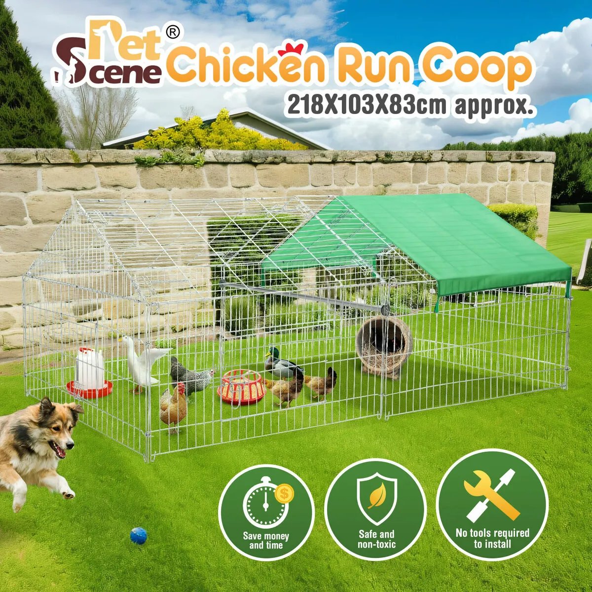 CrazySalesAus's tweet image. Chicken Coop Run Rabbit Hutch Pet Dog Cat Cage 
Now: $99.96 bit.ly/3TdYuLq
#chickencoop #chickencage #catcage #rabbitcage #playpen #poultry