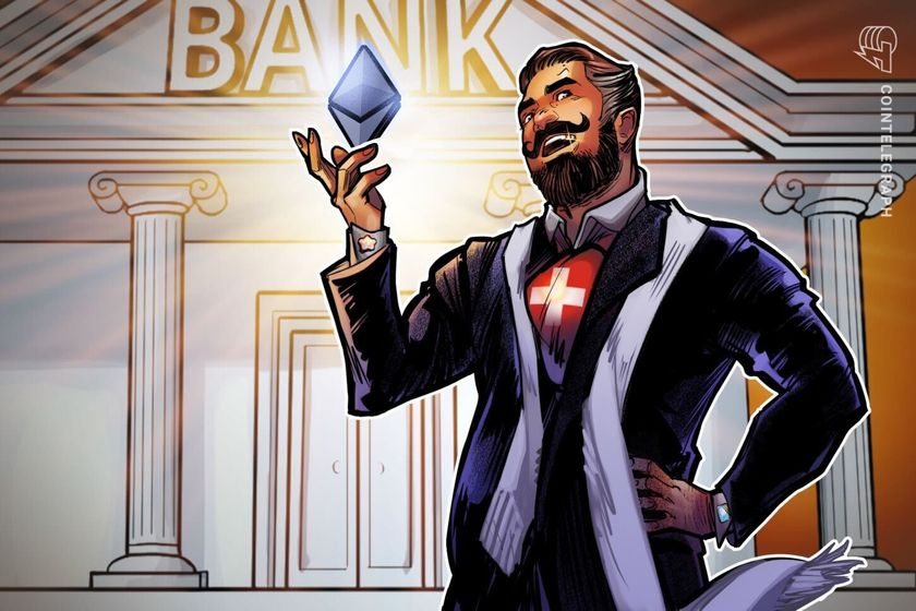 Mialovets's tweet photo. PostFinance, a crypto-friendly retail bank wholly owned by the Swiss government, is offering ether staking services to its 2.7 million customers, which represents about a quarter of the Swiss population. The service will offer investments using ether (ETH) for a minimum fixed period of twelve weeks and the opportunity to sell credited staking rewards, the bank said in a blog post on Jan. 16.