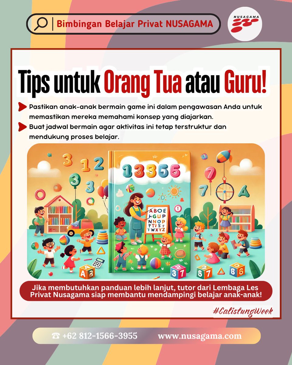 nusagama's tweet photo. Belajar sambil bermain? Bisa banget! 🎮✨ 

👉 Swipe untuk rekomendasinya!

#nusagama #nusagamabimbelprivat #nusagamacollege #bimbelprivat #bimbelprivatjogja #lesprivat #lesprivatjogja #lesprivatsd #lesprivatsdjogja #lesprivatsmp #lesprivatsmpjogja #lesprivatsma #LesPrivatAnak https://t.co/bEQz8brmZA