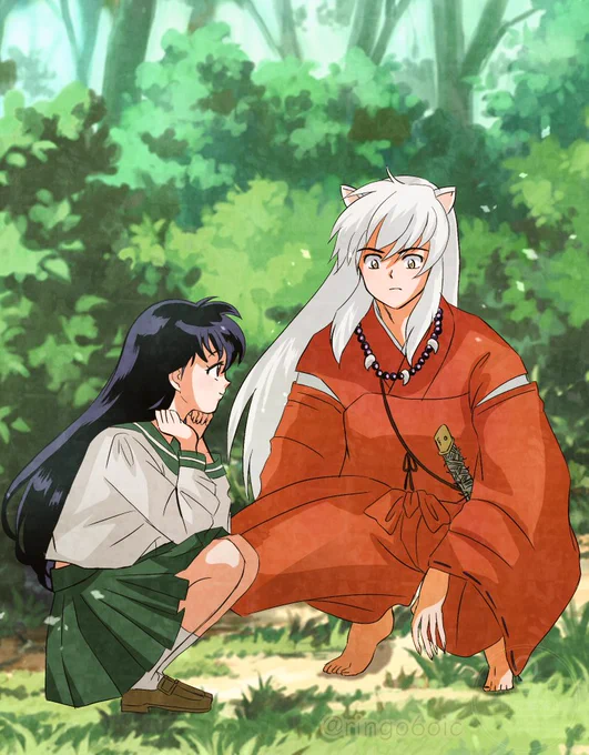 仲直り #犬夜叉 #犬かご #inuyasha 