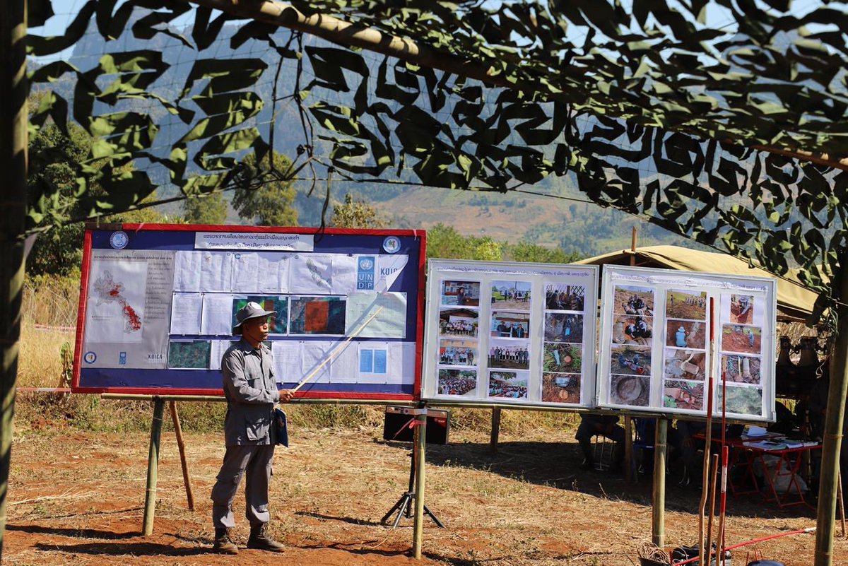 👏 Huge thanks to #zelena Republic of Korea for #UXO clearance support in Lao PDR! 
Since 2015: 
✅ 300 hectares cleared, 128,427 beneficiaries 
✅ 3,095 hectares surveyed, 554 CHAs identified 
Partnerships save lives and build a safer future. ✨ 
#SDG18 #LivesSafeFromUXO
