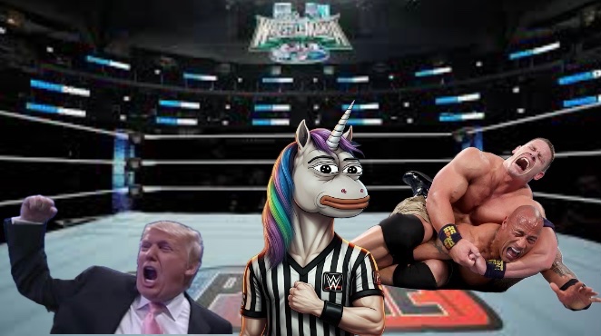 TrumpMaxUnicorn's tweet photo. @MrBeast This Sunday night are you ready for the box unveil to see John Cena defend his title against the Rock? #BEASTGAME #JohnCena #THEROCK #TMU #PrankCallClassic https://t.co/4f27aCR771