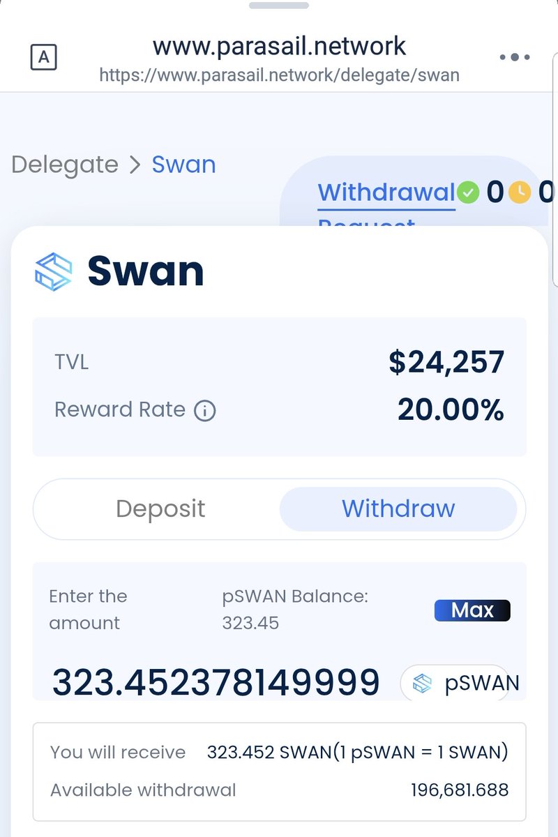 DatSleepyHead's tweet photo. 20% staking rewards on $Swan via @parasailnetwork? Yes, please πΈ
Staking just got more rewarding with @swan_chain. Donβt miss out on these sweet gains.
Join the staking revolution now π¦’π
Tagging my crew: @Not_Boredd, @INSOMNIACNPC @thenameisjaypee
#staking #airdrop #pSwan https://t.co/h3YhM3Lxq1