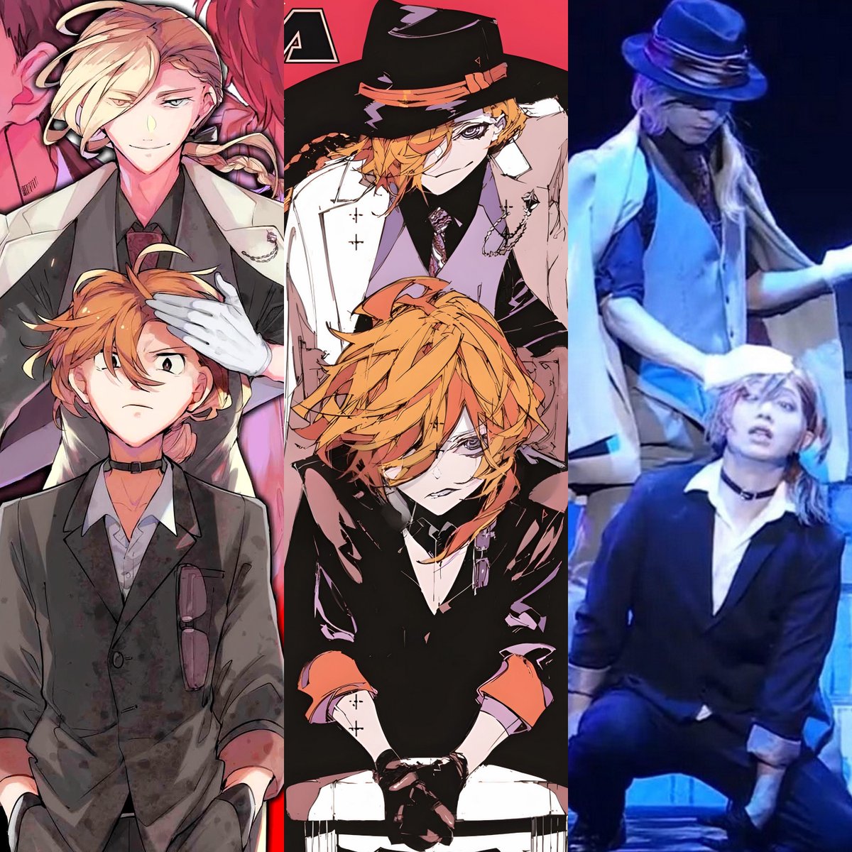 It looks so much like a foreshadowing of this symbolic scene of Verlaine opening Chuuya's corruption gate 🍂
