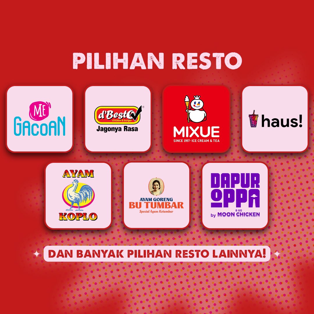 Makan kenyang ditanggal tua cuma 15rb, udah termasuk ongkir dan TANPA SYARAT?! Bisa banget!
Pake promo tanggal tua dari gofood hemat🤩
Buruan jangan kelewatan, cuma dari tanggal 17-19 Januari
Buat kamu yang belum pernah cobain, cobain gofood hemat sekarang!