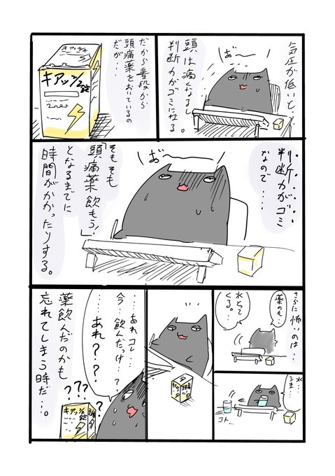 ねこにっき『気圧』 