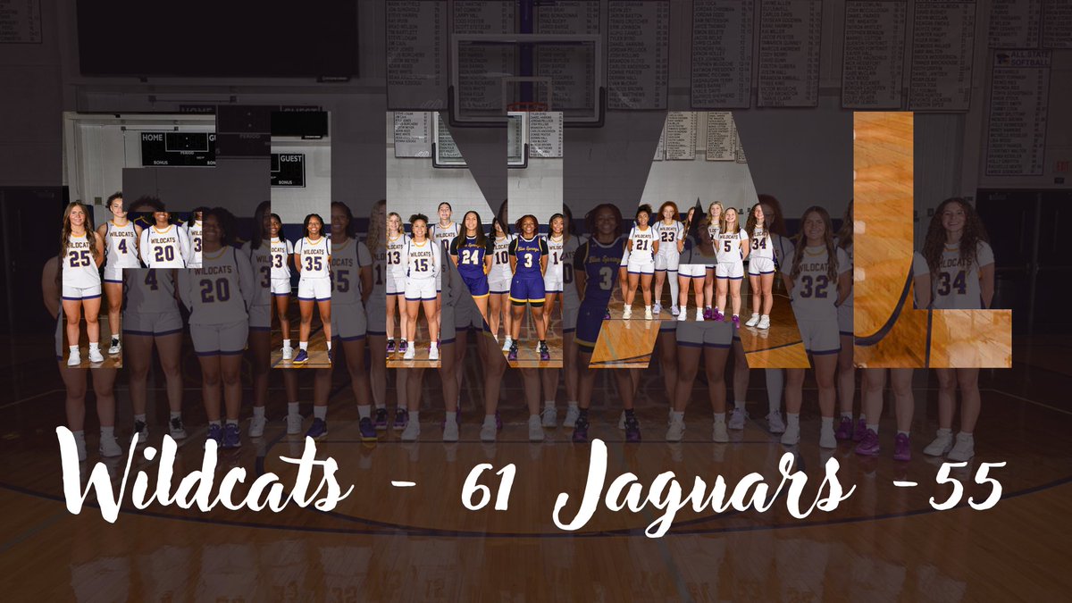 What a night! Overtime win over our cross town rivals Blue Springs South! C. Hoehns 28, J. Wegner 9, L. Robinson 9, K. Smith 6, H. Lisk 6. C. Hoehns 3.

Way to go girls!