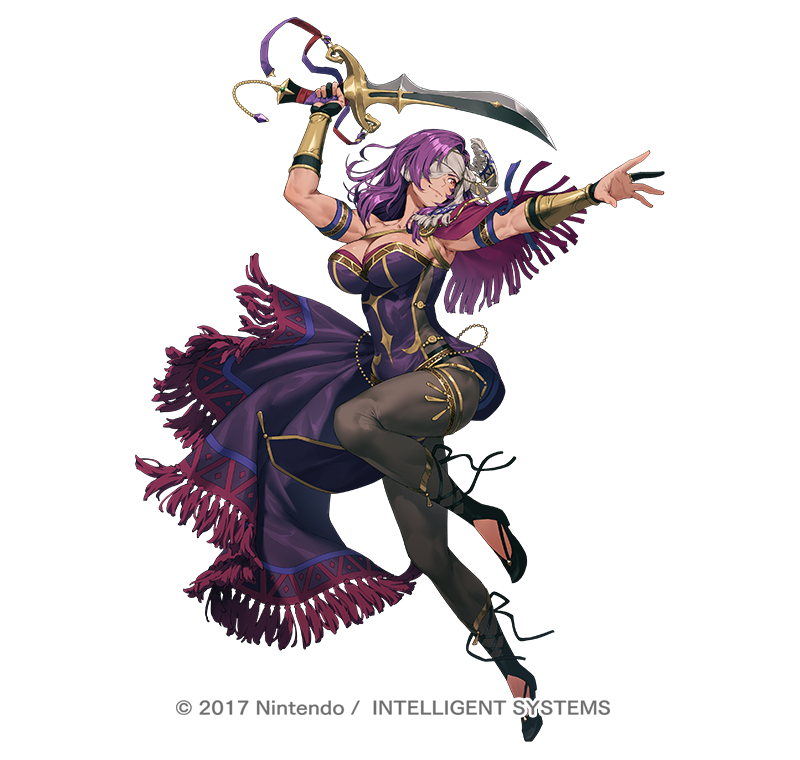 「ファイアーエムブレム ヒーローズにて『砂漠に咲く剣舞 マリス』を描かせていただき」|チーコのイラスト