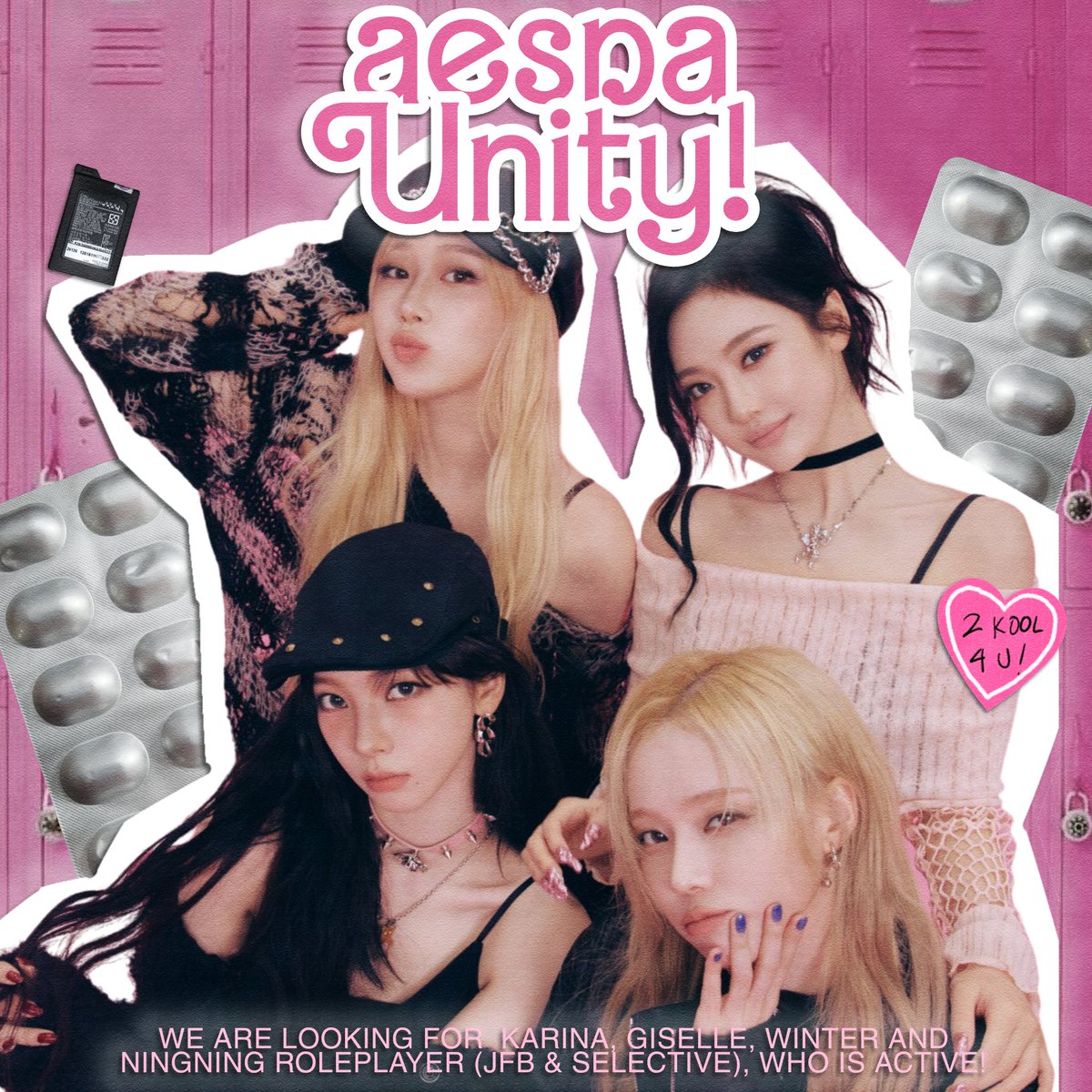 AespaUnity's tweet photo. A repost would be appreciated!

Hello! this is Aespa Unity speaking, we are looking for all aespa roleplayer join us. We’re looking for an active, loyal, and can mingle well. If you are interested in joining us, please reply in existing column! Make sure you read the rules. ★ https://t.co/0v3rm32Ifn
