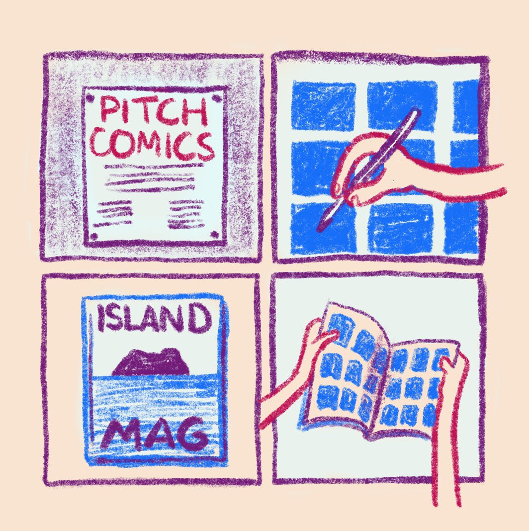 Opportunity: Pitches are now open at Island magazine for 8 page graphic narratives, one comic to be published in each of the next four issues of Island's print magazine. 

DETAILS for how to pitch are here -> island.submittable.com/submit/1edfe41…