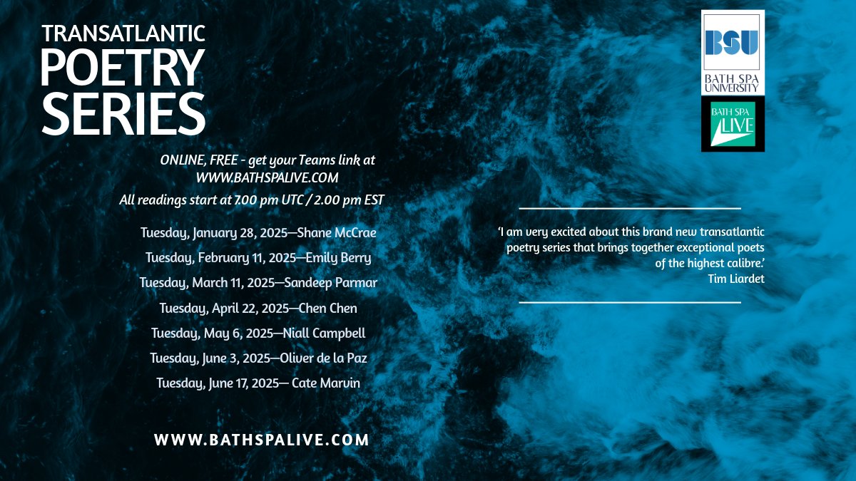 Wonderful  Hannah Lowe  kicked us off and Shane McCrae @akasomeguy Emily Berry <a href="/no1_emily/">no1_emily</a> Sandeep Parmar, Chen Chen <a href="/chenchenwrites/">兔兒神</a>  Niall Campbell <a href="/NiallCPoetry/">Niall Campbell</a> Oliver de la Paz  <a href="/Oliver_delaPaz/">Oliver de la Paz</a>  and Cate Marvin will follow.    

<a href="/PoetrySociety/">The Poetry Society</a> <a href="/POETSorg/">Academy of American Poets</a>