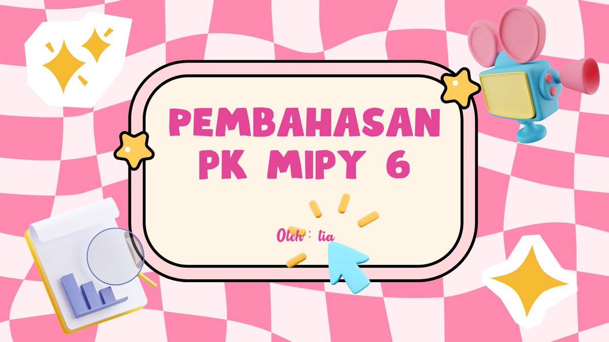 ‼️Pembahasan Try Out PK MIPY 6‼️

- pembahasan dalam bentuk video
- update secara berkala
