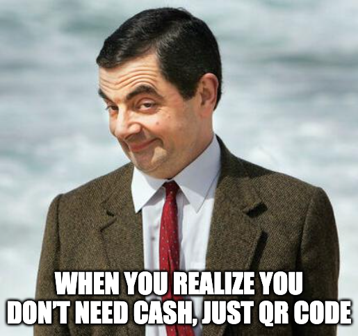 veloprotocol's tweet photo. Why carry cash when you can just scan a QR code? 

Cheers to the future of payments! https://t.co/pNVwsfnByR