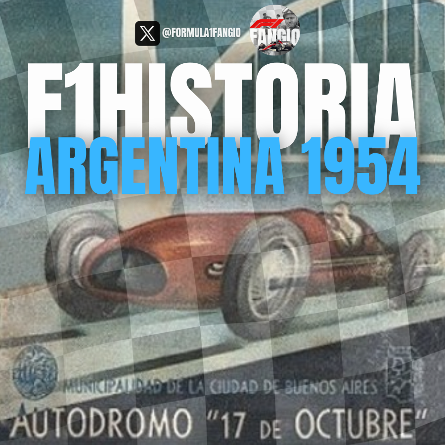 Formula1Fangio's tweet photo. 🏁 Un día como hoy de 1954 se corría la segunda edición del GP de #Argentina de #F1 en el Autódromo Oscar y Juan Gálvez de #BuenosAires (entonces "17 de Octubre").
🥇 Juan Manuel #Fangio 🇦🇷 (#Maserati) - ⏱️ 3:00:55
🥈 Giuseppe #Farina 🇮🇹 (#Ferrari) - ⏱️ 3:02:14
🥉 José #Froilán González 🇦🇷 (Ferrari) - ⏱️ 3:02:56
