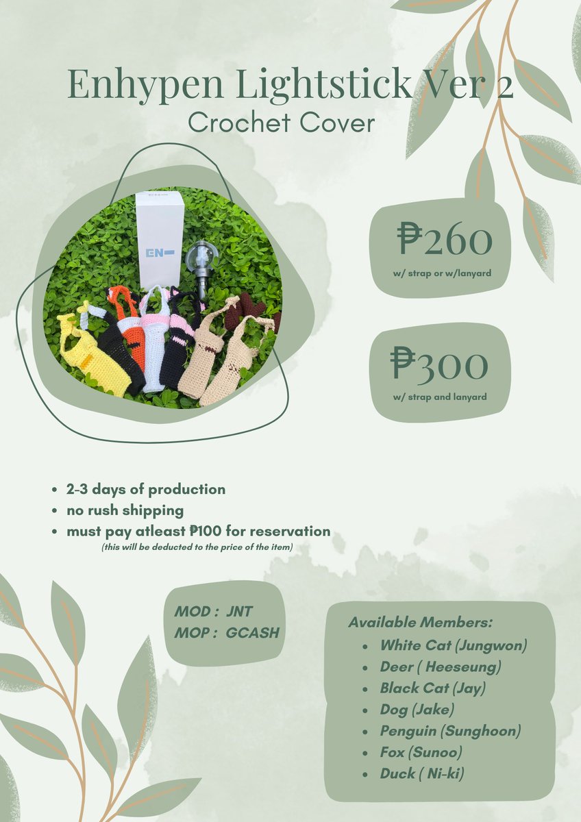 _chieechieepark's tweet photo. 🌷Hi co-engenes!

Since, there are only 42 days before the concert of Enhypen’s Walk The Line in Bulacan, grab your Crochet Cover for your Enhypen Lightstick Ver 2. Add this to your anik anik. 

dm me if inch🫶🏻
#zachieesz_crochets #chieebns https://t.co/Nr3fwdycIx