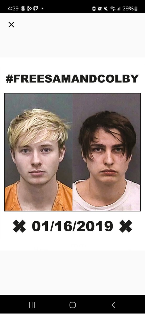 XPLRHardy's tweet photo. #FreeSamandcolby https://t.co/VKpXXcaDXL