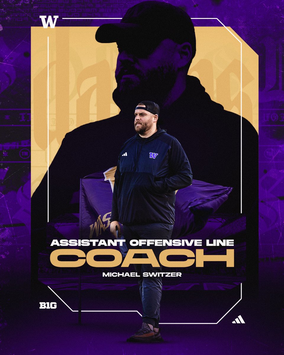 Washington Football (@uw_football) on Twitter photo *Promoted* Congratulations to Coach Van Horn and <a href="/MichaelSwitzer/">Michael Switzer</a> โ๏ธ๐.
#AllAboutTheW *Promoted* Congratulations to Coach Van Horn and <a href="/MichaelSwitzer/">Michael Switzer</a> โ๏ธ๐.
#AllAboutTheW