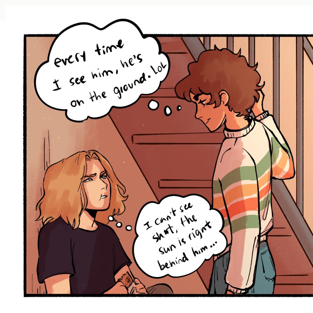 ManicPX's tweet photo. a little birdy told me there's a new episode of peanut soup 👀 (and in case you wanted to know what they were thinking..)

#webtooncanvas #tapasmedia #webcomics #peanutsoupwebtoon #peanutsoupcomic https://t.co/fh6khVErMP