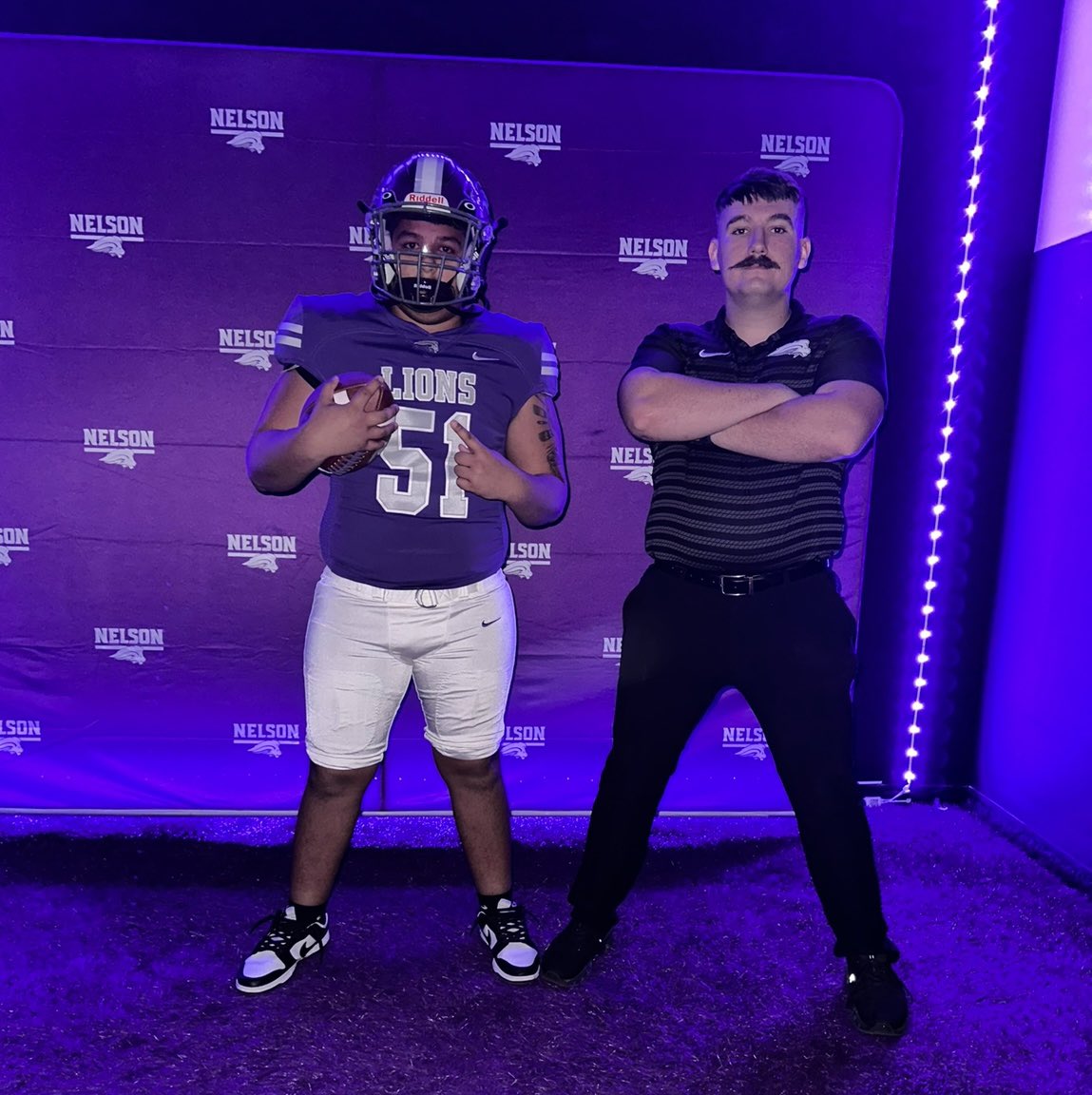 Richard Ramirez (@richard50ram) on Twitter photo Thank you <a href="/NelsonUFootball/">NELSON Football</a> for the amazing official visit today. I had an amazing time getting to meet all the coaches and getting to know more about Nelson university. ALL GLORY TO GOD 🙏
<a href="/Coach_MacSAGU/">Blake McCulloch</a> <a href="/anzaldua_corey/">Corey Anzaldua</a> @Rigginn2 <a href="/coachanzaldua35/">Isaac Anzaldua</a> <a href="/coach_hudgins/">Jared Hudgins</a> <a href="/Garrison_Oline/">Brian Garrison</a> Thank you <a href="/NelsonUFootball/">NELSON Football</a> for the amazing official visit today. I had an amazing time getting to meet all the coaches and getting to know more about Nelson university. ALL GLORY TO GOD 🙏
<a href="/Coach_MacSAGU/">Blake McCulloch</a> <a href="/anzaldua_corey/">Corey Anzaldua</a> @Rigginn2 <a href="/coachanzaldua35/">Isaac Anzaldua</a> <a href="/coach_hudgins/">Jared Hudgins</a> <a href="/Garrison_Oline/">Brian Garrison</a>