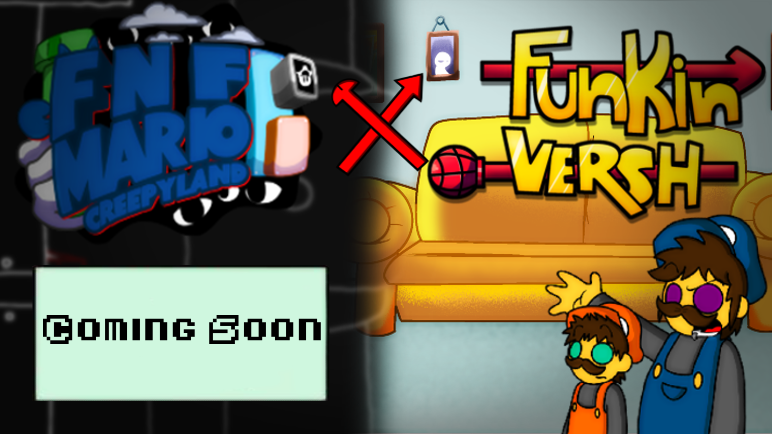 Demurer99's tweet image. For the Latin fandom: Marios CreepyLand X Funkin Versh

SPANISH: Se añadira a la demo de MC a los Hermanos Mauricio como cancion jugable 

Directores FV: @eltoyfreedy72 @only_xdl4zt17 

ENGLISH: It will be added to the MC demo of the Mauricio Brothers as a playable song